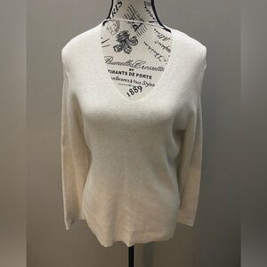 Tommy Hilfiger Off-White V-Neck Sweater